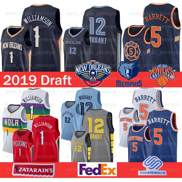 New orlean 1 zion william on pelican jer ey new york 5 rj barrett knick vancouver 12 ja morant grizzlie ba ketball jer ey
New orlean 1 zion william on pelican jer ey new york 5 rj barrett knick vancouver 12 ja morant grizzlie ba ketball jer ey