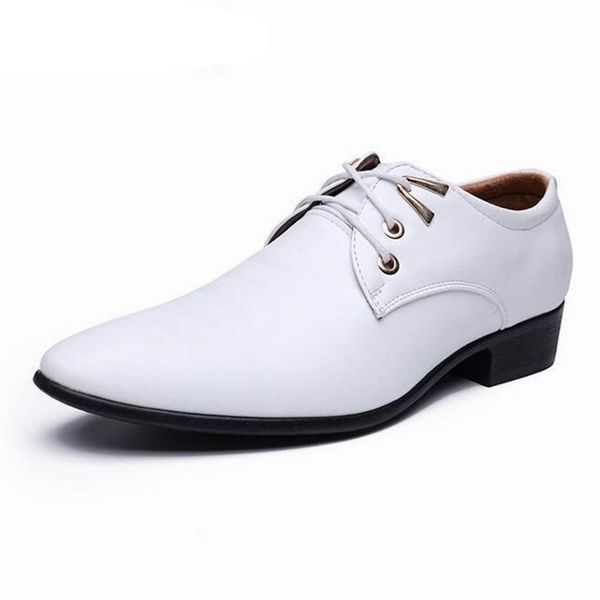 new fashion men's white wedding party leather shoes man casual oxfords mens lace-up dress business office flats, Black
new fashion men's white wedding party leather shoes man casual oxfords mens lace-up dress business office flats, Black