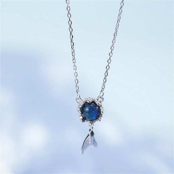marine glazed fishtail necklaces & pendants real 925 sterling silver necklace for women chain fine jewelry 925-212
marine glazed fishtail necklaces & pendants real 925 sterling silver necklace for women chain fine jewelry 925-212