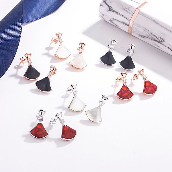 s925 pure silver natural fritillaria fan-shaped small skirt earrings women's long earrings temperament personalized earrings fashionabl, White
s925 pure silver natural fritillaria fan-shaped small skirt earrings women's long earrings temperament personalized earrings fashionabl, White