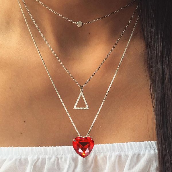 popular woman necklaces simple silver love drill multilayer necklace for women necklaces pendants stratification choker
popular woman necklaces simple silver love drill multilayer necklace for women necklaces pendants stratification choker