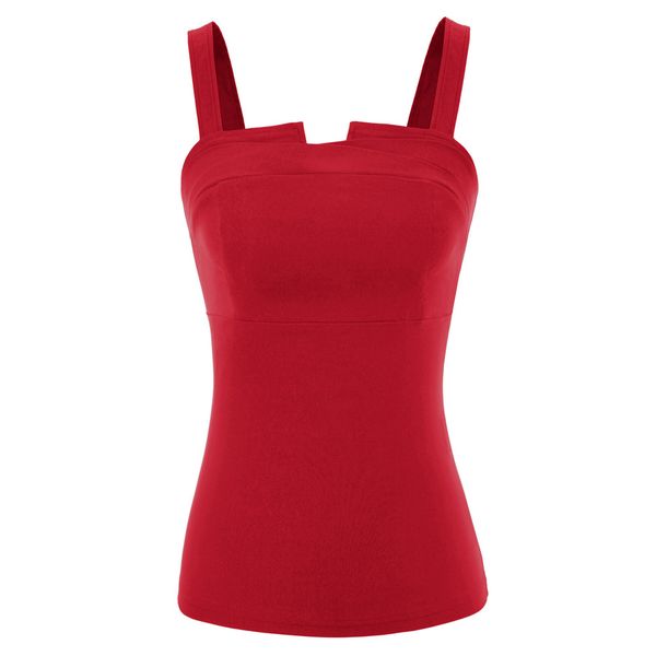 solid womens ladies vintage summer casual stretch adjustable spaghetti strap slim fit sleeveless 2019 new, White
solid womens ladies vintage summer casual stretch adjustable spaghetti strap slim fit sleeveless 2019 new, White