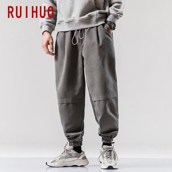 ruihuo 2020 solid harem pants men trousers joggers casual pants men sweatpants hip hop streetwear male plus size m-5xl, Black
ruihuo 2020 solid harem pants men trousers joggers casual pants men sweatpants hip hop streetwear male plus size m-5xl, Black