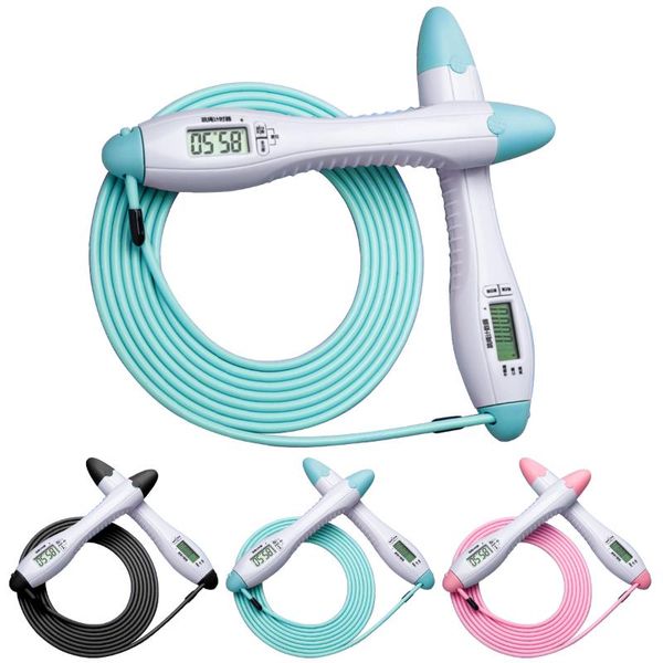 2.8m digital counting jump rope adjustable skipping rope with timer calorie miles kilometer counters mode for fitness exercise
2.8m digital counting jump rope adjustable skipping rope with timer calorie miles kilometer counters mode for fitness exercise