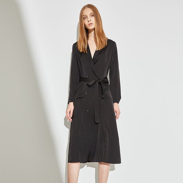 women's trench coats 2021 autumn stylish long fashion casual notched laser cut windbreaker women 1f19183, Tan;black
women's trench coats 2021 autumn stylish long fashion casual notched laser cut windbreaker women 1f19183, Tan;black
