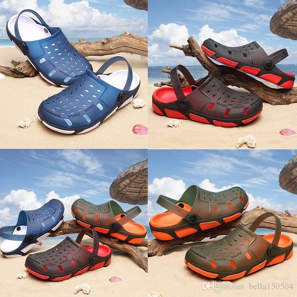 new jelly beach men casual sandals beach slippers male light weight summer eva garden shoes breathable hole mens sandals flip-flops, Black
new jelly beach men casual sandals beach slippers male light weight summer eva garden shoes breathable hole mens sandals flip-flops, Black