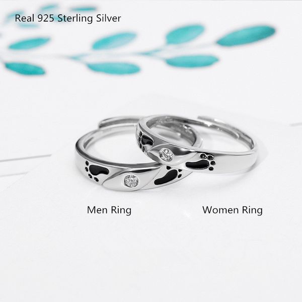 cluster rings buyee real 925 sterling silver couples ring sets classical footprint fashion party engagement for women men wedding jewelry, Golden;silver
cluster rings buyee real 925 sterling silver couples ring sets classical footprint fashion party engagement for women men wedding jewelry, Golden;silver