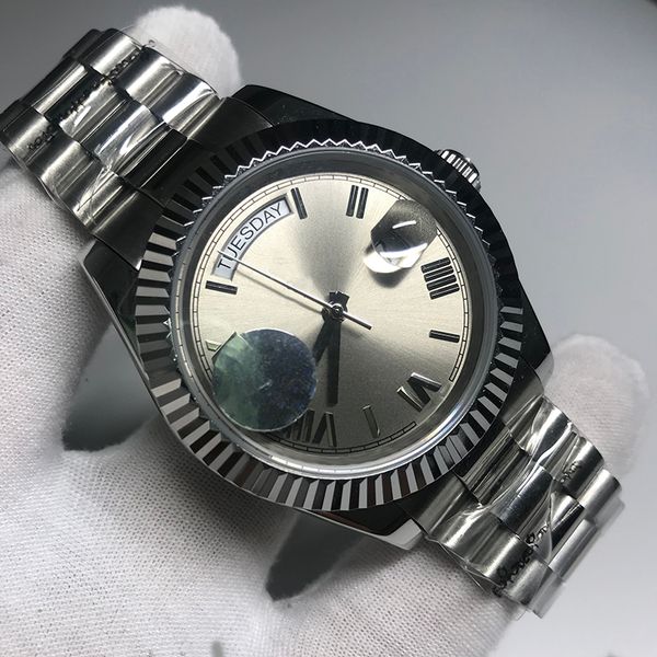 luxury mens watches top quality watch DAY DATE mechanical glide smooth 40MM mens royal oaks watch Stainless steel bezel strap Wristwatches
luxury mens watches top quality watch DAY DATE mechanical glide smooth 40MM mens royal oaks watch Stainless steel bezel strap Wristwatches