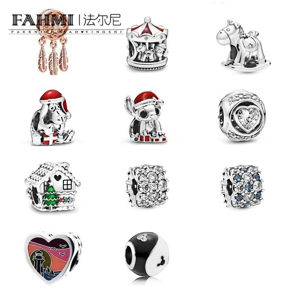 fahmi 100%925 sterling silver winter carousel christmas elk original lady wedding fashion jewelry ing, Black
fahmi 100%925 sterling silver winter carousel christmas elk original lady wedding fashion jewelry ing, Black