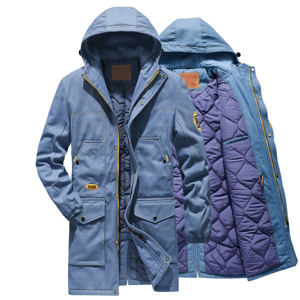 2019 fashion men's denim jacket winter men thick long parka coat england style windproof winter men jackets 4xl, Tan;black
2019 fashion men's denim jacket winter men thick long parka coat england style windproof winter men jackets 4xl, Tan;black