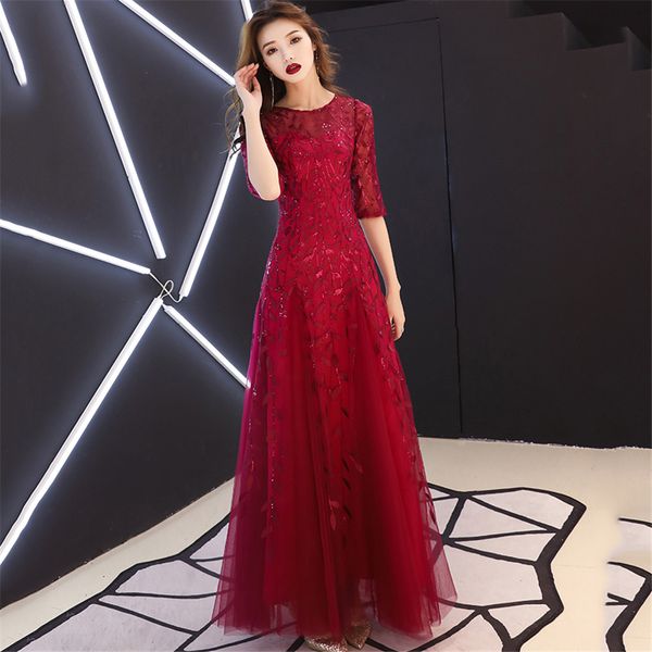 sequins mesh dress women qipao perspective evening party gown bling exquisite half sleeve chinese prom dresses cheongsam, Red
sequins mesh dress women qipao perspective evening party gown bling exquisite half sleeve chinese prom dresses cheongsam, Red