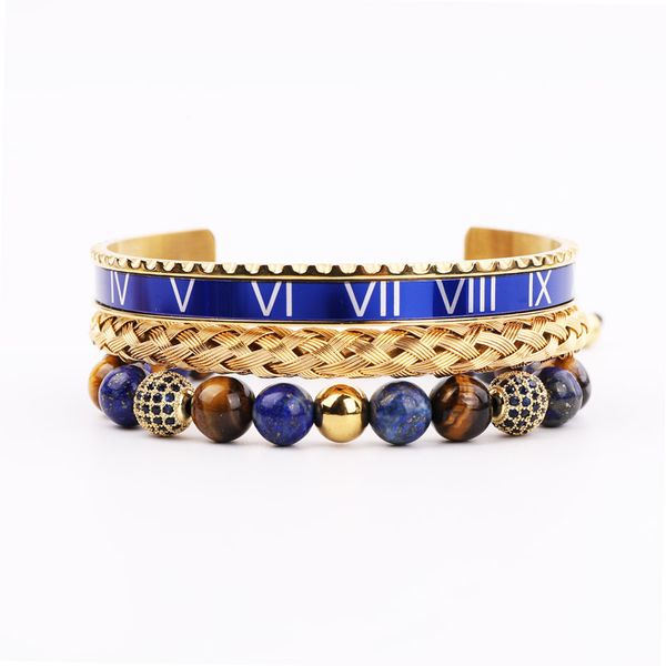 men jewelry gold bangle bracelet stainless steel blue roman tiger eye stone cz ball macrame bracelet bangle men, Black
men jewelry gold bangle bracelet stainless steel blue roman tiger eye stone cz ball macrame bracelet bangle men, Black