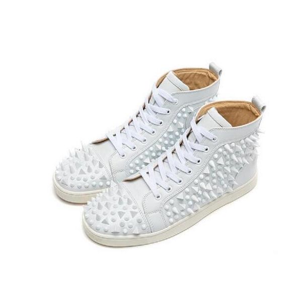 high sneakers shoes rhinestone leather men's star diamond red bottom shoes casual outdoor walking size 35-47 luxury spikes, Black
high sneakers shoes rhinestone leather men's star diamond red bottom shoes casual outdoor walking size 35-47 luxury spikes, Black