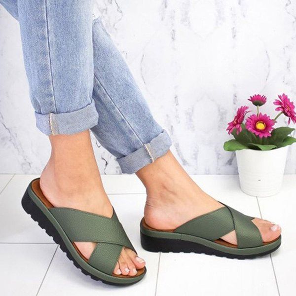 casual pu sandal cross design slippers women comfortable feet correct ourdoor sandal fashion non slip beach slippers, Black
casual pu sandal cross design slippers women comfortable feet correct ourdoor sandal fashion non slip beach slippers, Black