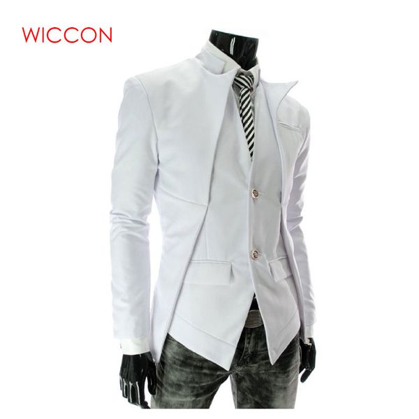 2019 brand fashion men's suit jacket slim asymmetrical design tuxedo jacket solid business suit, White;black
2019 brand fashion men's suit jacket slim asymmetrical design tuxedo jacket solid business suit, White;black