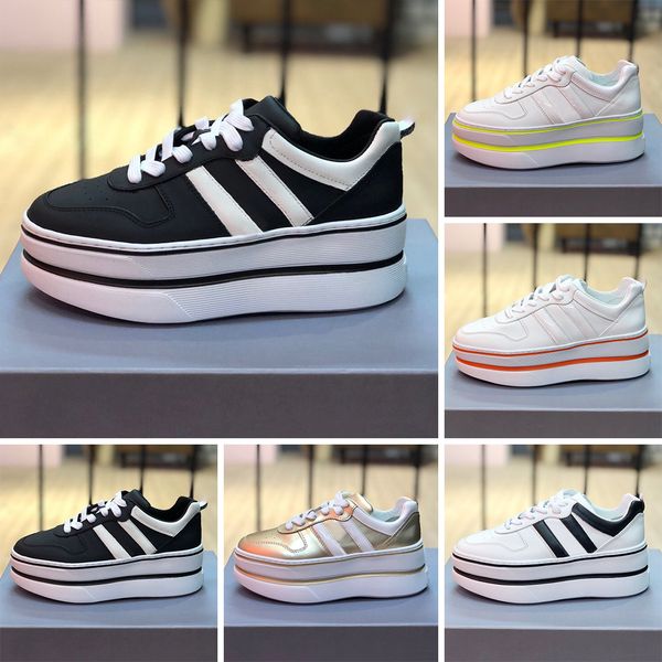 2019 new star with the same thick-soled shoes increased old shoes autumn leather casual breathable sports fashion waterproof white shoes, Black
2019 new star with the same thick-soled shoes increased old shoes autumn leather casual breathable sports fashion waterproof white shoes, Black