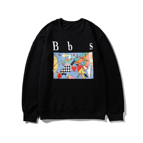 бур новый дизайнер балахон мужской свитер o-образным вырезом burberri тенденция бренда хлопка пуловер цветной логотип печати вскользь о-шеи, Black
бур новый дизайнер балахон мужской свитер o-образным вырезом burberri тенденция бренда хлопка пуловер цветной логотип печати вскользь о-шеи, Black