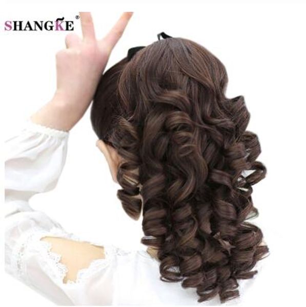 16inches short curly ponytails clip in fake hair extensions natual clip in hair tails heat resistant synthetic ponytail, Black
16inches short curly ponytails clip in fake hair extensions natual clip in hair tails heat resistant synthetic ponytail, Black