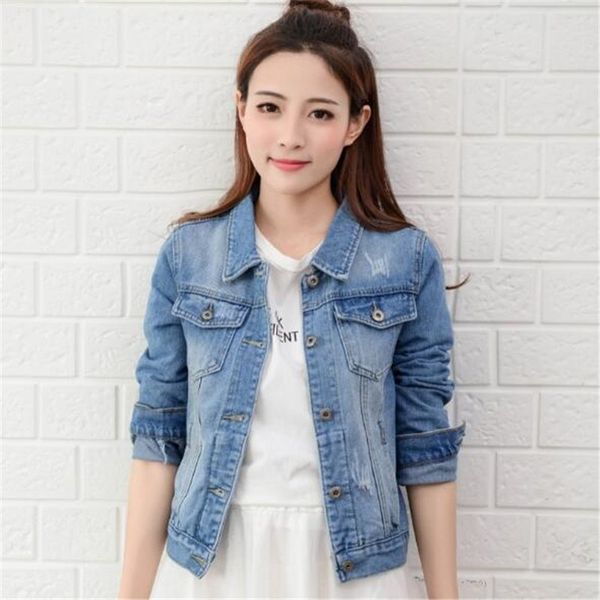 denim jacket women short jeans overcoat ladies jackets turn down collar slim white black jeans for women high quality, Black;brown
denim jacket women short jeans overcoat ladies jackets turn down collar slim white black jeans for women high quality, Black;brown