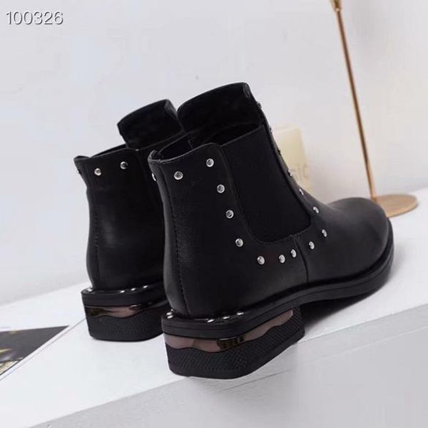 hot sale-лицо мода короткие сапоги кожа износ резины донные новые заклепки сапоги, Black
hot sale-лицо мода короткие сапоги кожа износ резины донные новые заклепки сапоги, Black