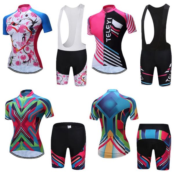 women 2020 summer bib short sleeve cycling jersey kits road bike clothing mtb bicycle clothes dress sets wear, Black;blue
women 2020 summer bib short sleeve cycling jersey kits road bike clothing mtb bicycle clothes dress sets wear, Black;blue