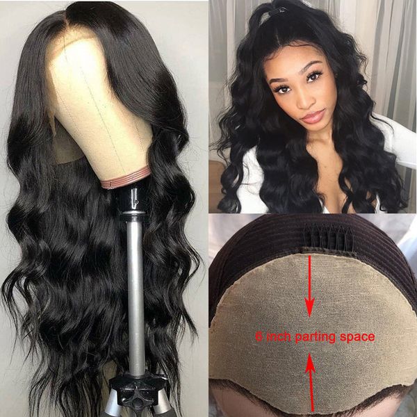 fake scalp wig 13x6 lace frontal body wave wig natural hairline invisible lace front wigs middle part pre plucked lace wig, Black
fake scalp wig 13x6 lace frontal body wave wig natural hairline invisible lace front wigs middle part pre plucked lace wig, Black