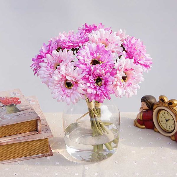 artificial gerbera chrysanthemum flower 6 head bouquet diy fake plastic party wedding home festivals decoration accessory table
artificial gerbera chrysanthemum flower 6 head bouquet diy fake plastic party wedding home festivals decoration accessory table
