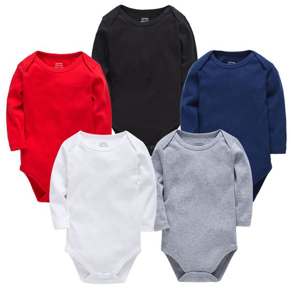 infant solid triangle rompers long sleeve cotton single breasted solid onesies kids designer jumpsuit boy girls outfits 0-2t, Blue
infant solid triangle rompers long sleeve cotton single breasted solid onesies kids designer jumpsuit boy girls outfits 0-2t, Blue