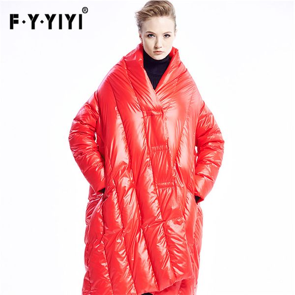 europe and america new style white duck down cloak large size down jacket women's mid-length thick brand versatile coat a genera, Black;white
europe and america new style white duck down cloak large size down jacket women's mid-length thick brand versatile coat a genera, Black;white