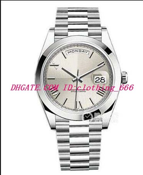2019 luxury watches ew v2 version eta 2836 movement 41mm silver roman dial setstainless steel date new strap men watch, Slivery;brown
2019 luxury watches ew v2 version eta 2836 movement 41mm silver roman dial setstainless steel date new strap men watch, Slivery;brown