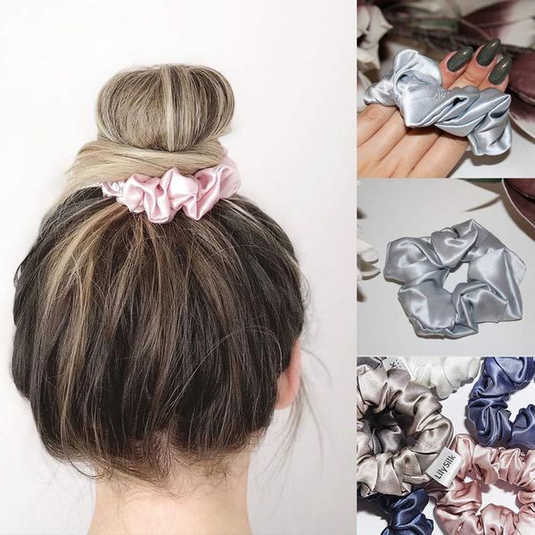 hair ties hair band satin scrunchies women girls elastic bands headwear ponytail holder silky rope accessories, Brown
hair ties hair band satin scrunchies women girls elastic bands headwear ponytail holder silky rope accessories, Brown