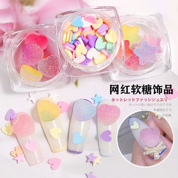 net red nail art decorative jewelry gummy nail decoration mixed color peach heart soft clay candy color diy diamond jewelry, Silver;gold
net red nail art decorative jewelry gummy nail decoration mixed color peach heart soft clay candy color diy diamond jewelry, Silver;gold