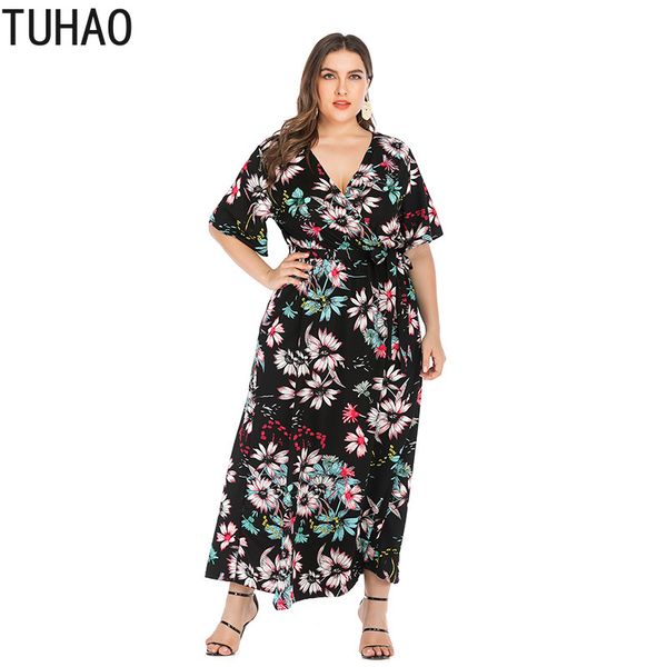 tuhao 2020 women's chiffon dress flower print v-neck beach large size long dress 4xl 5xl elegant ladies casual loose wm78, Black;gray
tuhao 2020 women's chiffon dress flower print v-neck beach large size long dress 4xl 5xl elegant ladies casual loose wm78, Black;gray