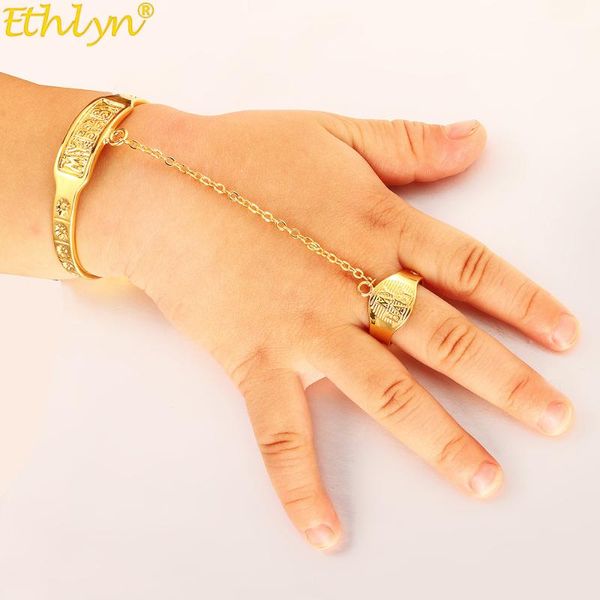 ethlyn new arrival trendy dubai gold my baby bangles/bracelets with ring for kids ethiopian african girls baby jewelry b202, Black
ethlyn new arrival trendy dubai gold my baby bangles/bracelets with ring for kids ethiopian african girls baby jewelry b202, Black