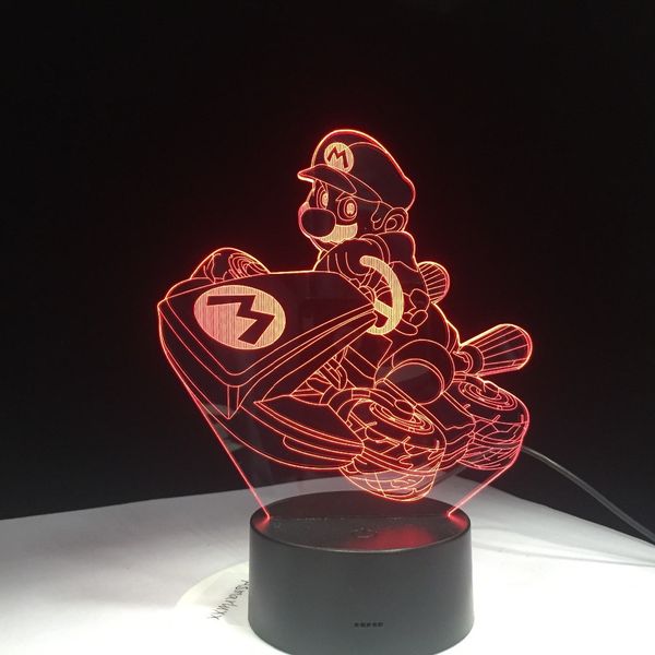 four-wheel drive mario 3d led lamp usb acrylic super gift for children baby sleep nursery light desk table light drop shipping
four-wheel drive mario 3d led lamp usb acrylic super gift for children baby sleep nursery light desk table light drop shipping