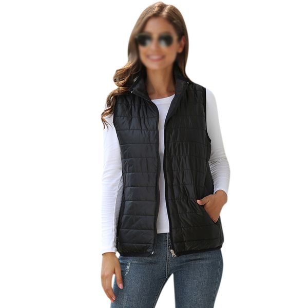 winter coat warm coat jacket zipper solid color vest down coats for couple, Black
winter coat warm coat jacket zipper solid color vest down coats for couple, Black