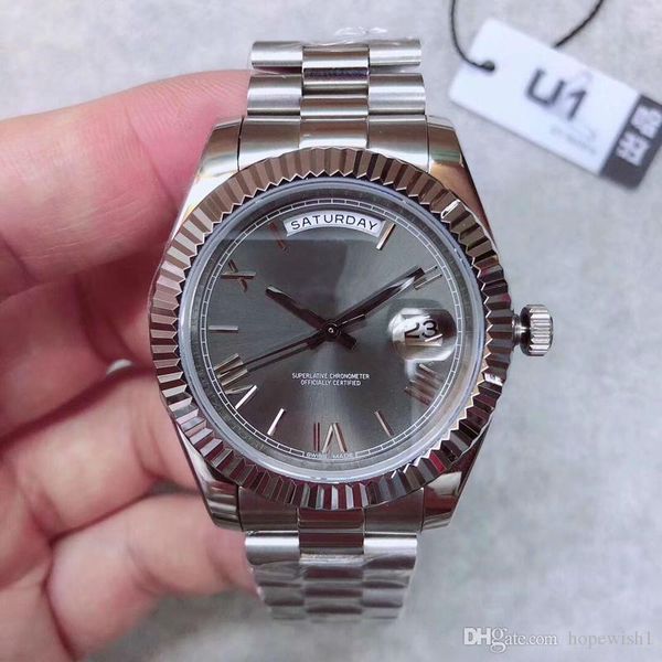 u1 factory 2019 мужские часы day date серый рим номер face big date автоматические механические часы мужчины сапфировые стекла из нержавеюще, Slivery;brown
u1 factory 2019 мужские часы day date серый рим номер face big date автоматические механические часы мужчины сапфировые стекла из нержавеюще, Slivery;brown