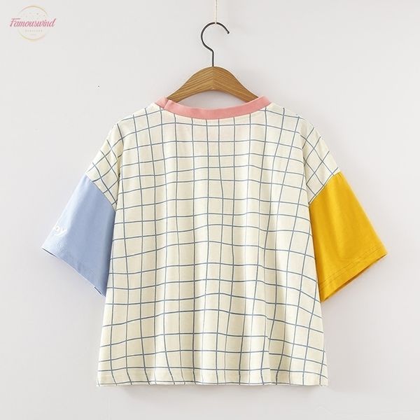 2020 летний harajuku plaid женщины футболки мода лоскутная женщины тройники с коротким рукавом повседневная хлопок женщины топы camisetas de, White
2020 летний harajuku plaid женщины футболки мода лоскутная женщины тройники с коротким рукавом повседневная хлопок женщины топы camisetas de, White