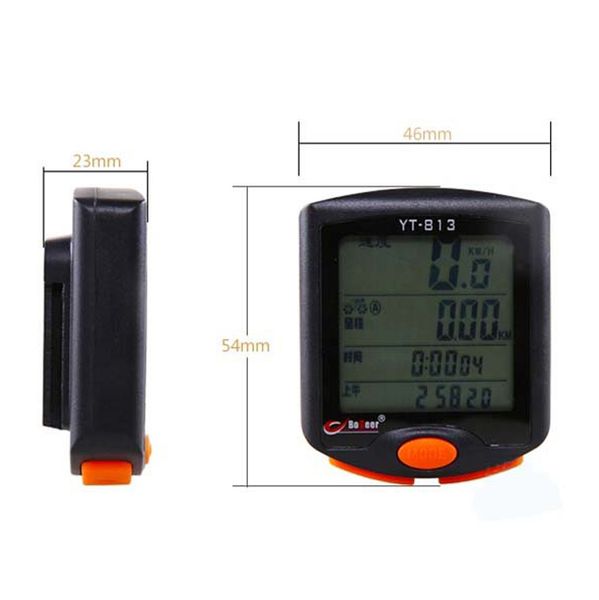new multifunction portable bike cycling computer odometer speedometer clear big screen good backlight waterproof #h
new multifunction portable bike cycling computer odometer speedometer clear big screen good backlight waterproof #h