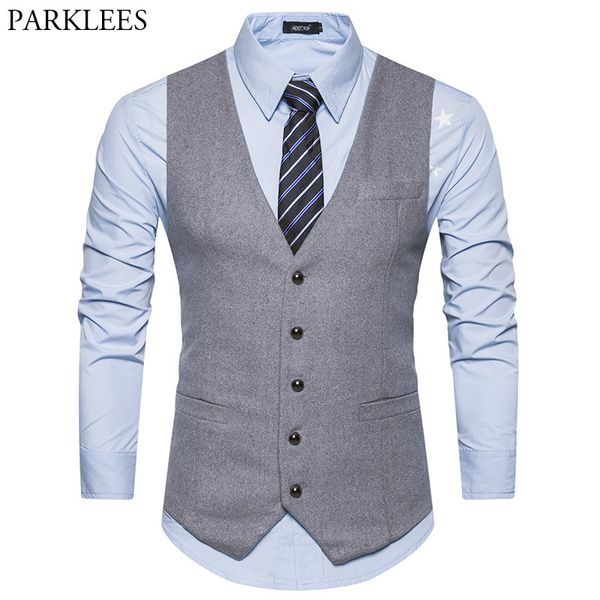 

new woolen suit vest men 2019 fashion single breasted wool vest waistcoat mens slim wedding business tuxedo vests gilet homme, Black;white