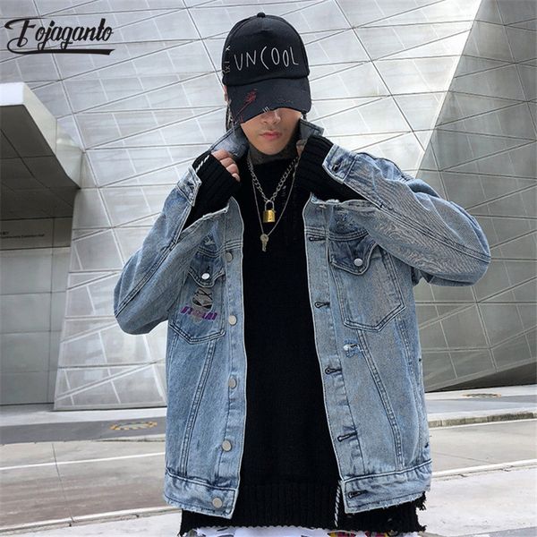 fojaganto brand men's new denim jacket fashion alien print dark series jackets coat men high street style denim jacket, Black;brown
fojaganto brand men's new denim jacket fashion alien print dark series jackets coat men high street style denim jacket, Black;brown