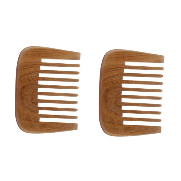 2pcs wooden wide tooth pocket hair beard comb hair detangler scalp massage comb with green sandalwood scent, Silver
2pcs wooden wide tooth pocket hair beard comb hair detangler scalp massage comb with green sandalwood scent, Silver