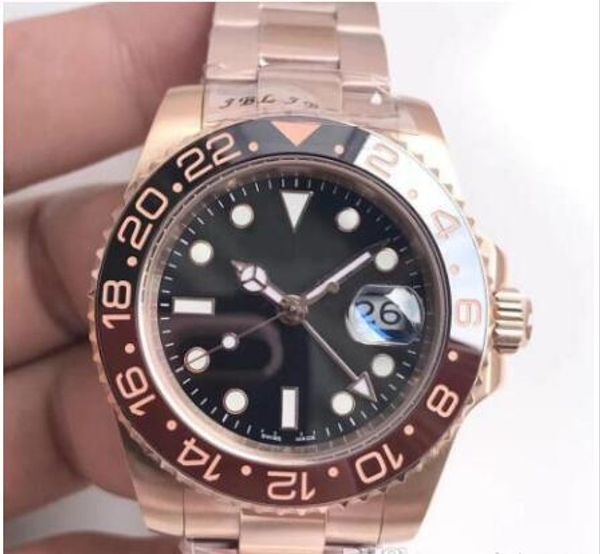 men mechanical automatic watch black dial ceramic bezel rose gold strap sapphire case dive watches man wristwatch, Slivery;brown
men mechanical automatic watch black dial ceramic bezel rose gold strap sapphire case dive watches man wristwatch, Slivery;brown