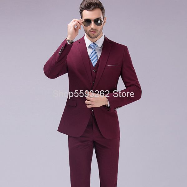 мужчины slim fit костюм костюм мужской большой размер бизнес досуг жених платье, White;black 
мужчины slim fit костюм костюм мужской большой размер бизнес досуг жених платье, White;black