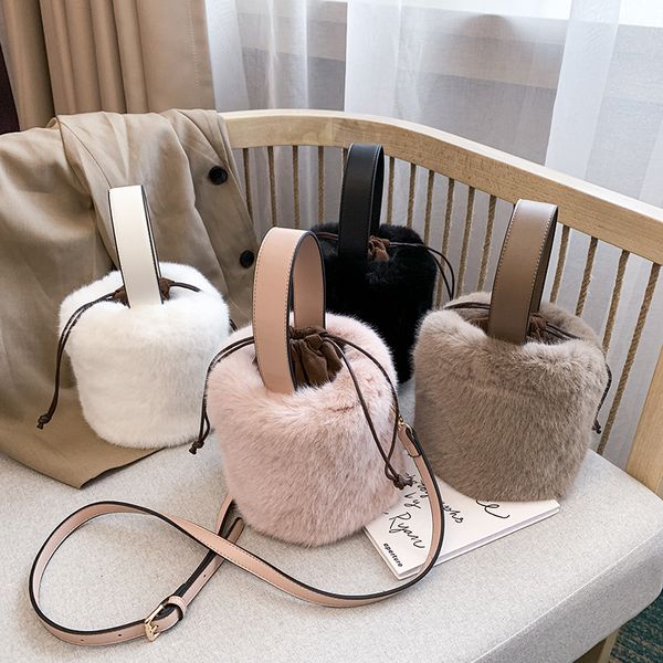 winter mini solid color fur bucket cute women handbags and purses women messenger shoudler bag
winter mini solid color fur bucket cute women handbags and purses women messenger shoudler bag