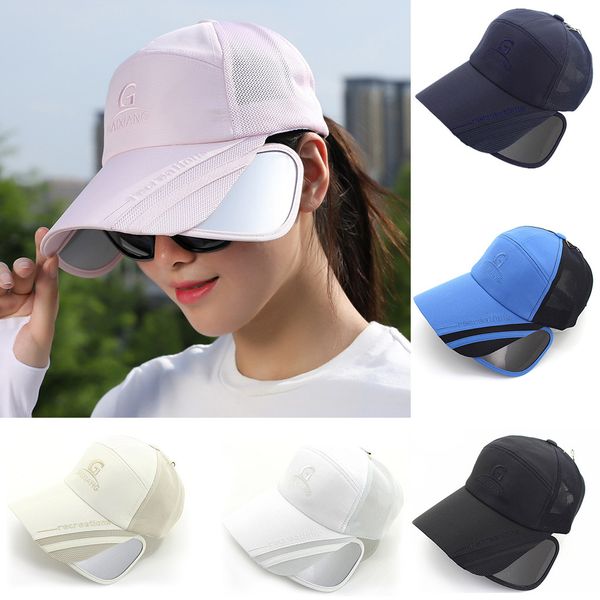 fashion hat 2019 summer uv protection sunscreen retractable uv mirror baseball cap, Blue;gray
fashion hat 2019 summer uv protection sunscreen retractable uv mirror baseball cap, Blue;gray