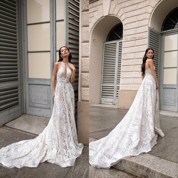 bohemian wedding dresses 2019 lace appliqued jewel neck a line sweep train beach wedding dress custom made vestidos de novia, White
bohemian wedding dresses 2019 lace appliqued jewel neck a line sweep train beach wedding dress custom made vestidos de novia, White