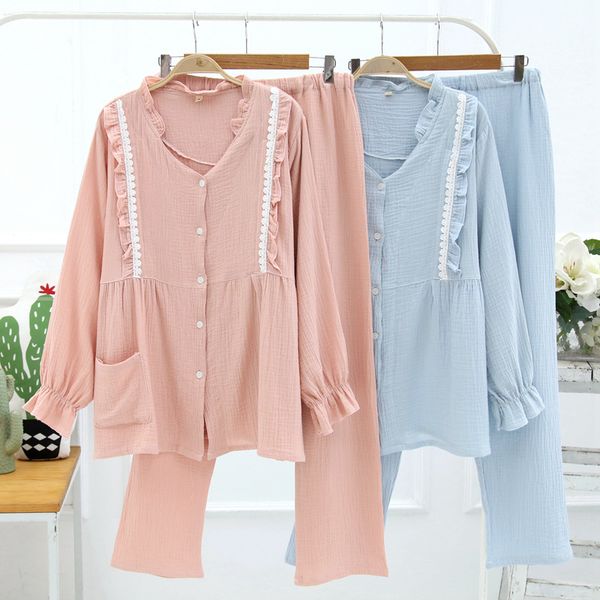 qweek 2019 new ruffle simple pajamas button cardigan pregnant woman nightwear summer thin loose comfortable cotton pyjamas women, Black;red
qweek 2019 new ruffle simple pajamas button cardigan pregnant woman nightwear summer thin loose comfortable cotton pyjamas women, Black;red