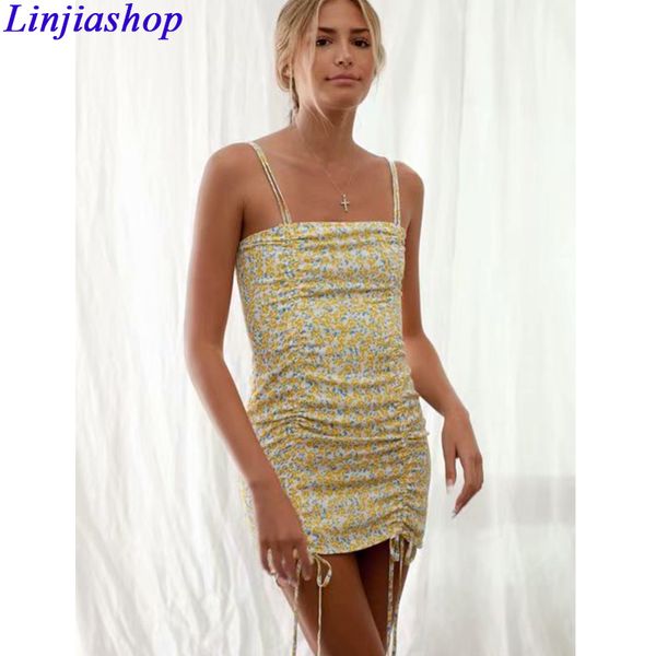 chiffon chic floral print dress women streetwear spaghetti straps slim bodycon yellow mini dress ladies vestidos robe femme, Black;gray
chiffon chic floral print dress women streetwear spaghetti straps slim bodycon yellow mini dress ladies vestidos robe femme, Black;gray