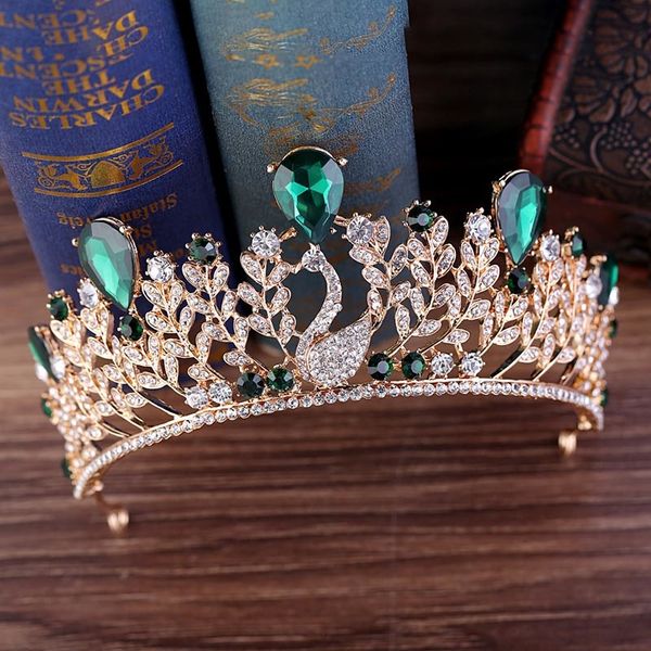 silver rhinestone crystal swan bride tiara design pearl crown bridal wedding party diadem headdress hair jewelry ornaments bh, Golden;white
silver rhinestone crystal swan bride tiara design pearl crown bridal wedding party diadem headdress hair jewelry ornaments bh, Golden;white